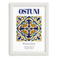 Ostuni, Italy – Travel Wall Decor, placed in minimal white frame