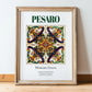 Pesaro, Italy – Travel Print, in wooden frame leaning on the floor