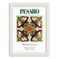 Pesaro, Italy – Travel Print, placed in minimal white frame