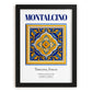 Montalcino, Italy – Travel Wall Art, in sleek black frame