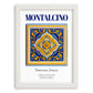 Montalcino, Italy – Travel Wall Art, placed in minimal white frame