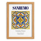 Sanremo, Italy – Travel Wall Art, set in oak frame