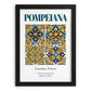 Pompeiana, Italy – Travel Print, in sleek black frame