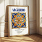 Alghero, Italy – Travel Poster, styled in a charming Paris street view