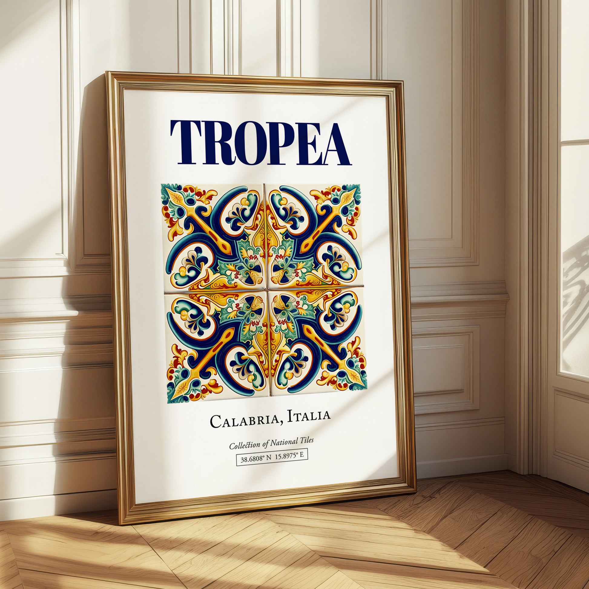 Tropea, Italy – Travel Wall Art, styled in a charming Paris street view