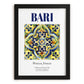 Bari, Italy – Travel Wall Art, in sleek black frame