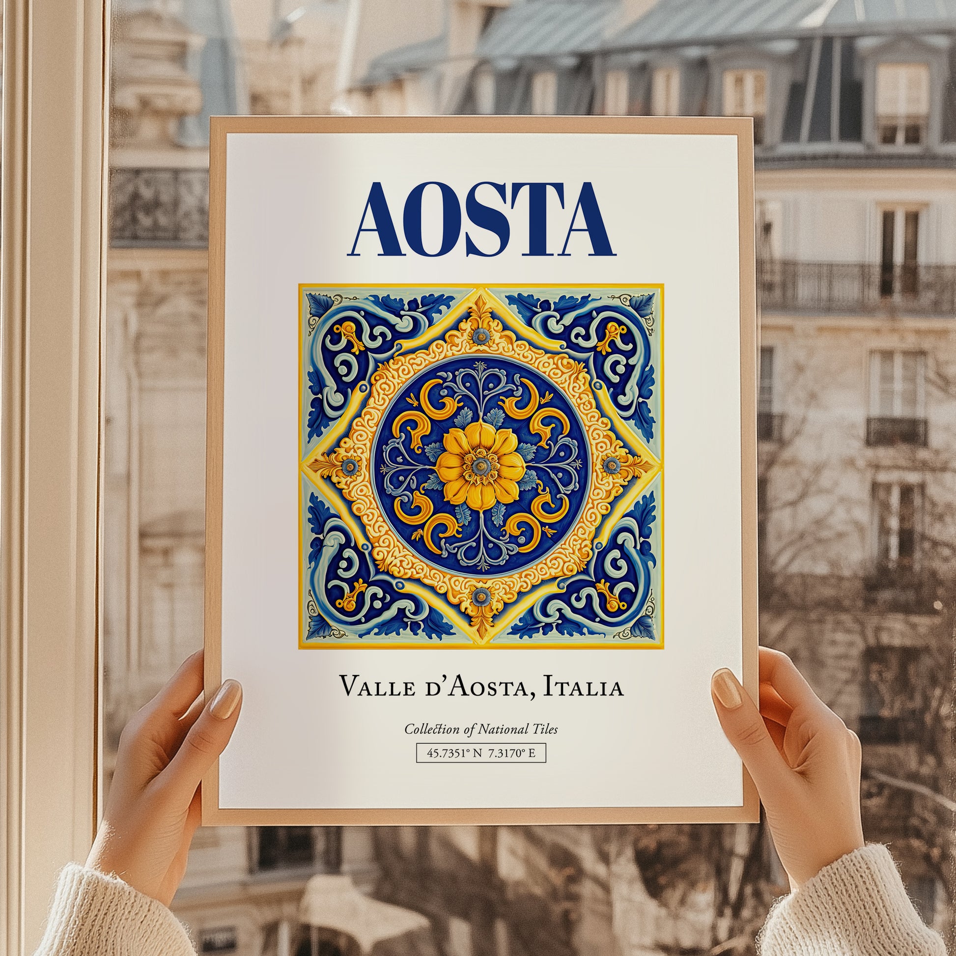 Aosta, Italy – Travel Poster