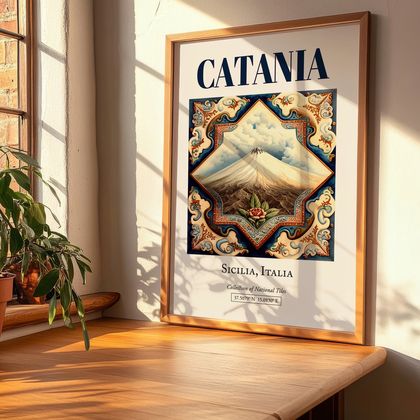 Catania, Italy – Travel Print, clean layout with no caption