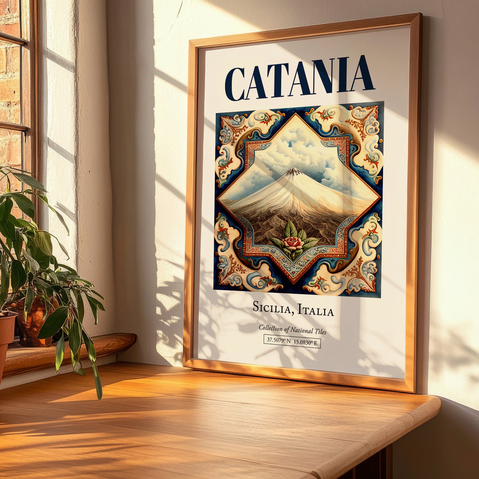 Catania, Italy – Travel Print, clean layout with no caption