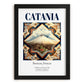 Catania, Italy – Travel Print, in sleek black frame