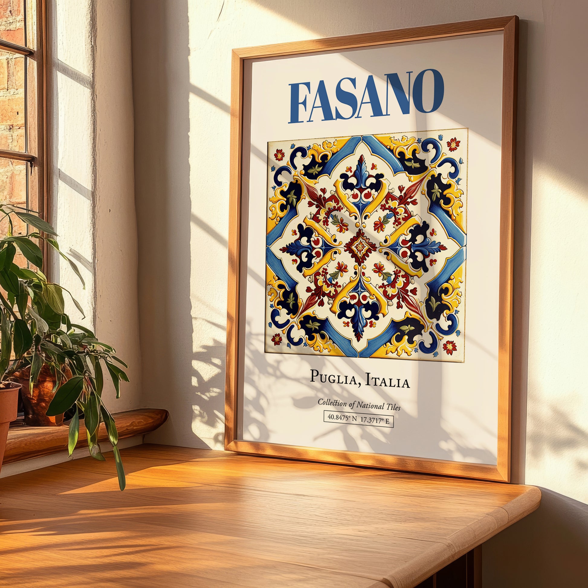 Fasano, Italy – Travel Memories Wall Print, clean layout with no caption