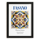 Fasano, Italy – Travel Memories Wall Print, in sleek black frame