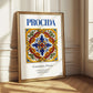 Procida, Italy – Travel Poster, styled in a charming Paris street view