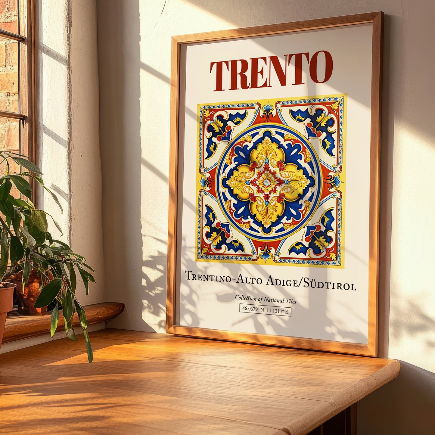 Trento, Italy – Travel Wall Art, clean layout with no caption