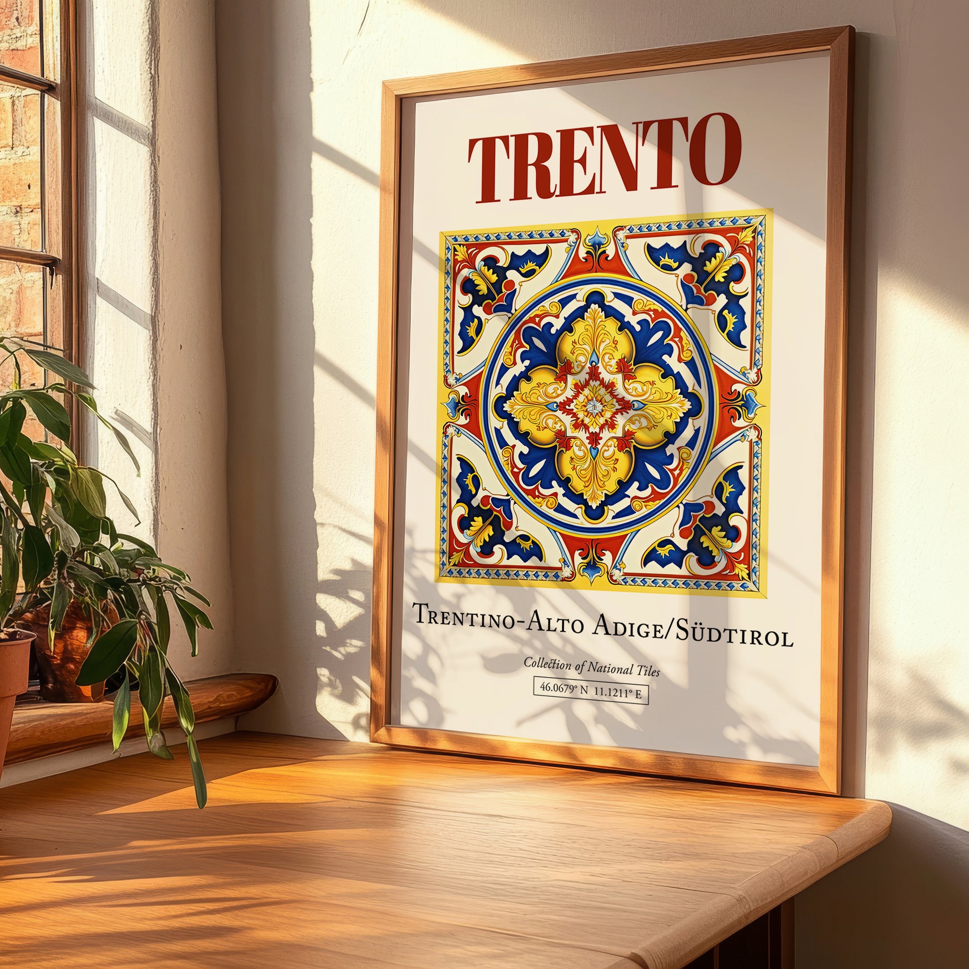 Trento, Italy – Travel Wall Art, clean layout with no caption