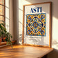 Asti, Italy – Travel Destination Art, clean layout with no caption