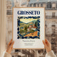 Grosseto, Italy – Travel Poster