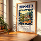 Grosseto, Italy – Travel Poster, clean layout with no caption