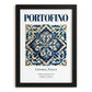 Portofino, Italy – Travel Wall Decor, in sleek black frame