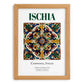 Ischia, Italy – Travel Poster, set in oak frame