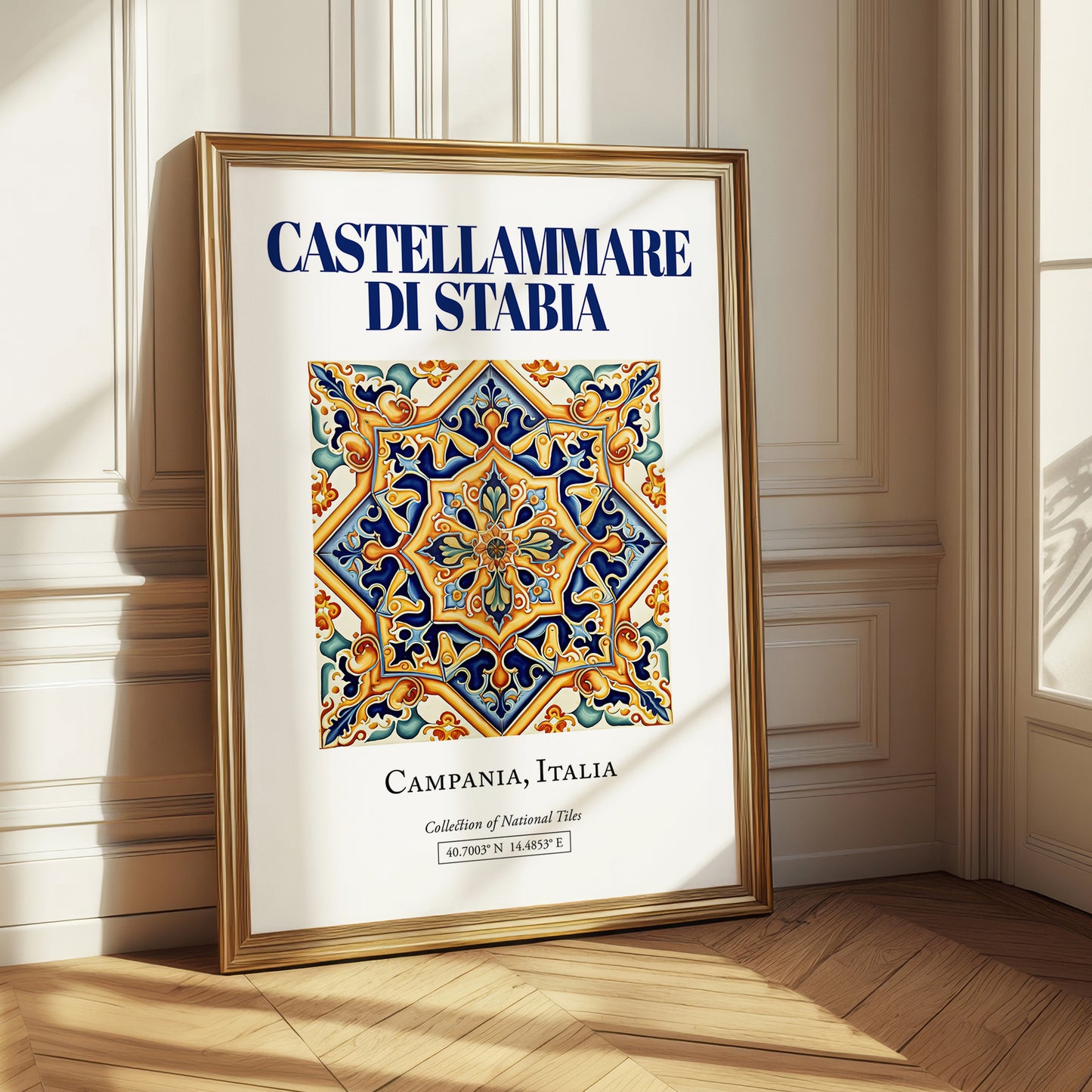 Castellammare di Stabia, Italy – Global Wall Art, styled in a charming Paris street view