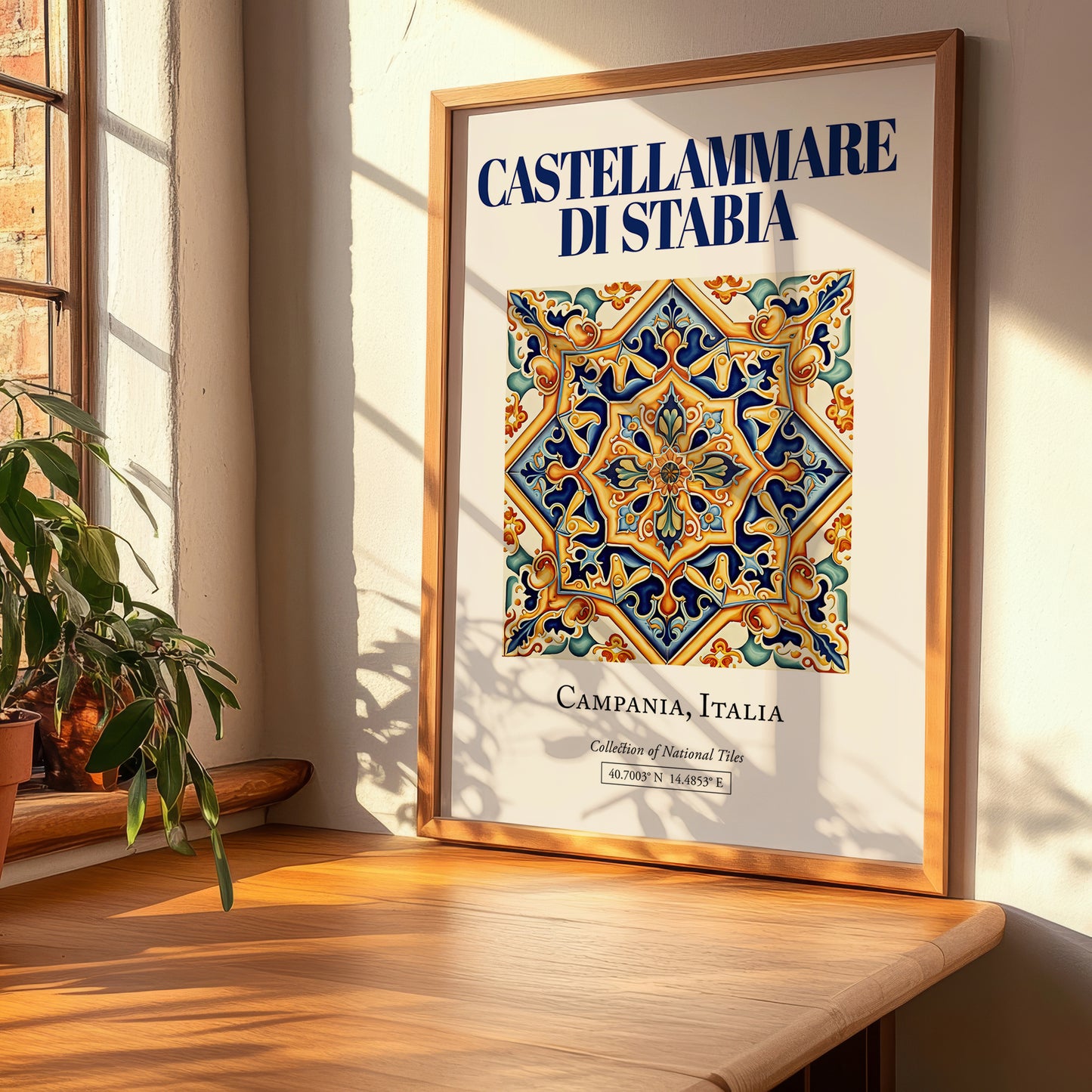 Castellammare di Stabia, Italy – Global Wall Art, clean layout with no caption