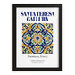 Santa Teresa Gallura, Italy – Vintage Travel Poster, in sleek black frame