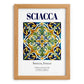 Sciacca, Italy – Minimalist Travel Print, set in oak frame