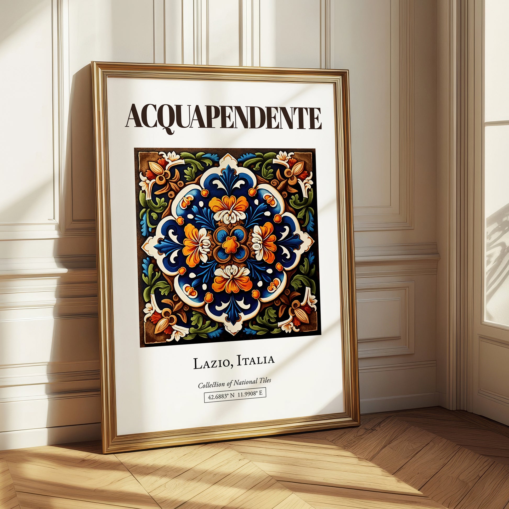 Acquapendente, Italy – Travel Wall Decor, styled in a charming Paris street view