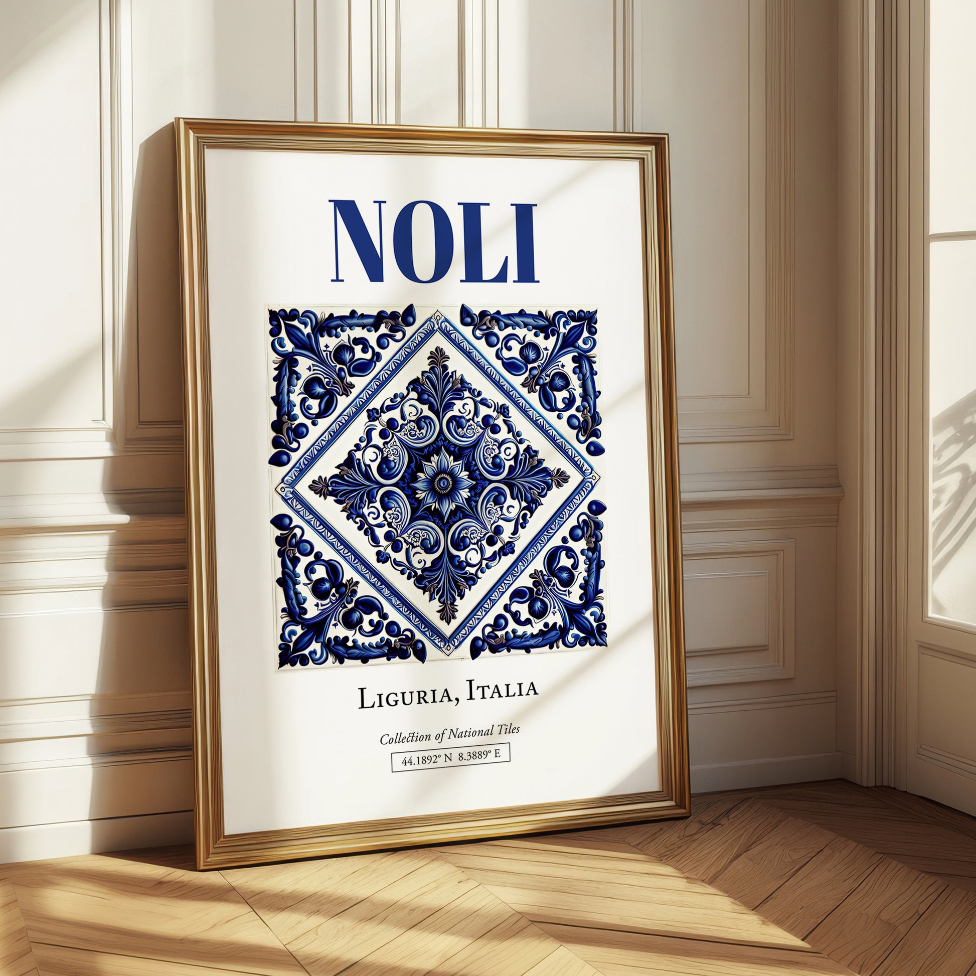 Noli, Italy – Travel Poster, styled in a charming Paris street view