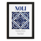 Noli, Italy – Travel Poster, in sleek black frame