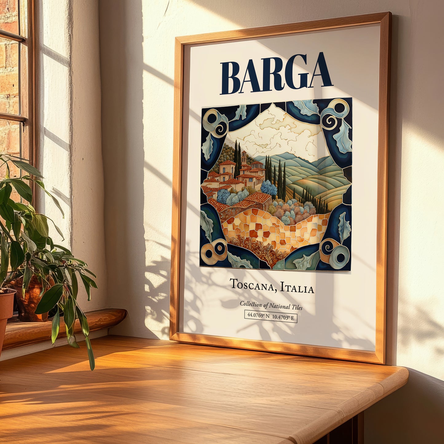 Barga, Italy – Travel Wall Art, clean layout with no caption