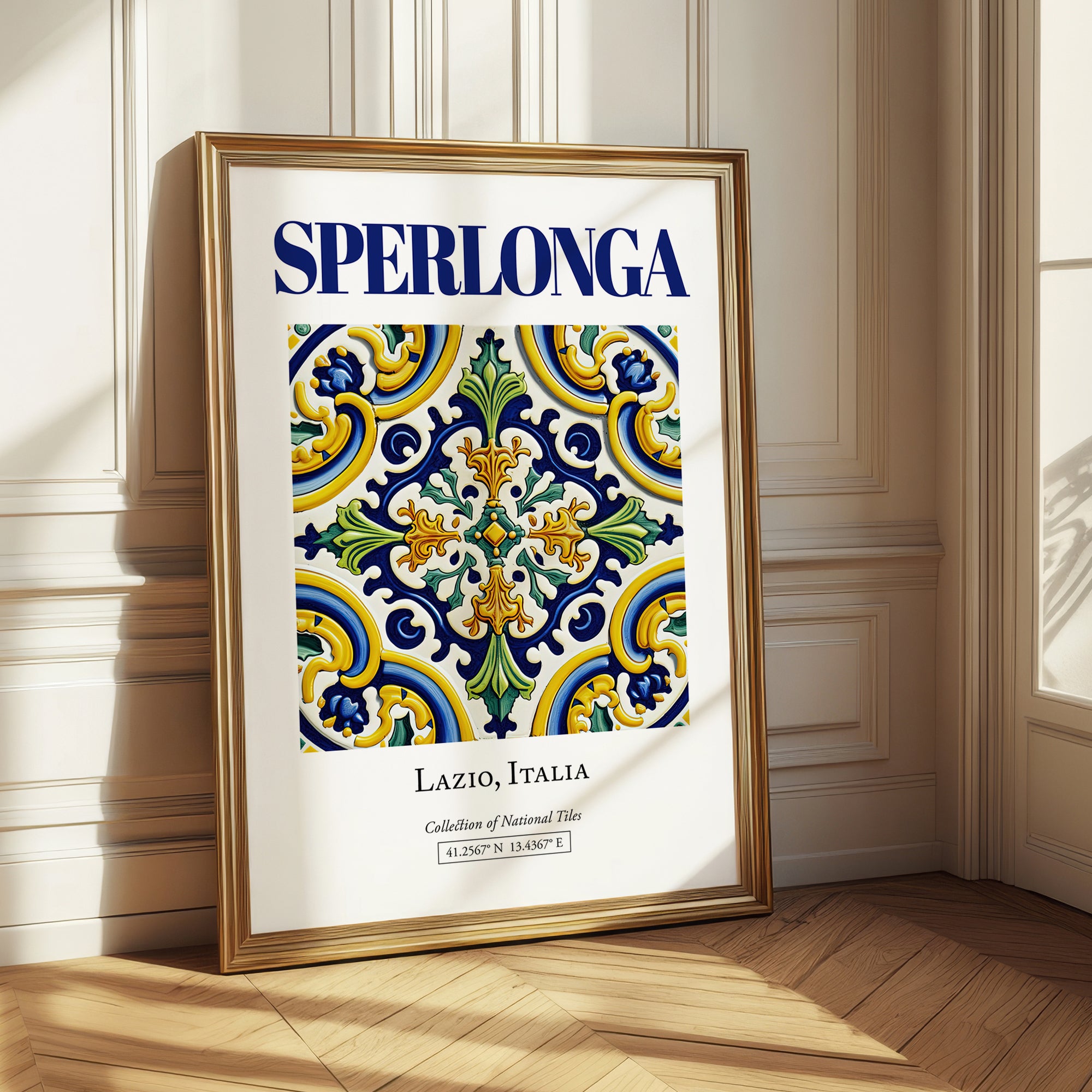 Sperlonga, Italy – Travel Print, styled in a charming Paris street view
