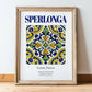 Sperlonga, Italy – Travel Print, in wooden frame leaning on the floor