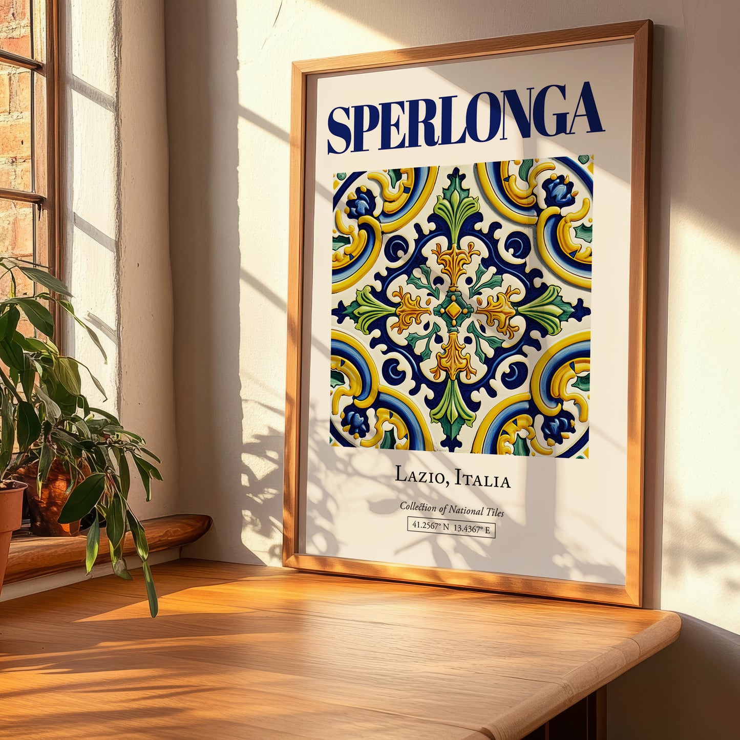 Sperlonga, Italy – Travel Print, clean layout with no caption