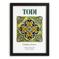 Todi, Italy – Travel Print, in sleek black frame