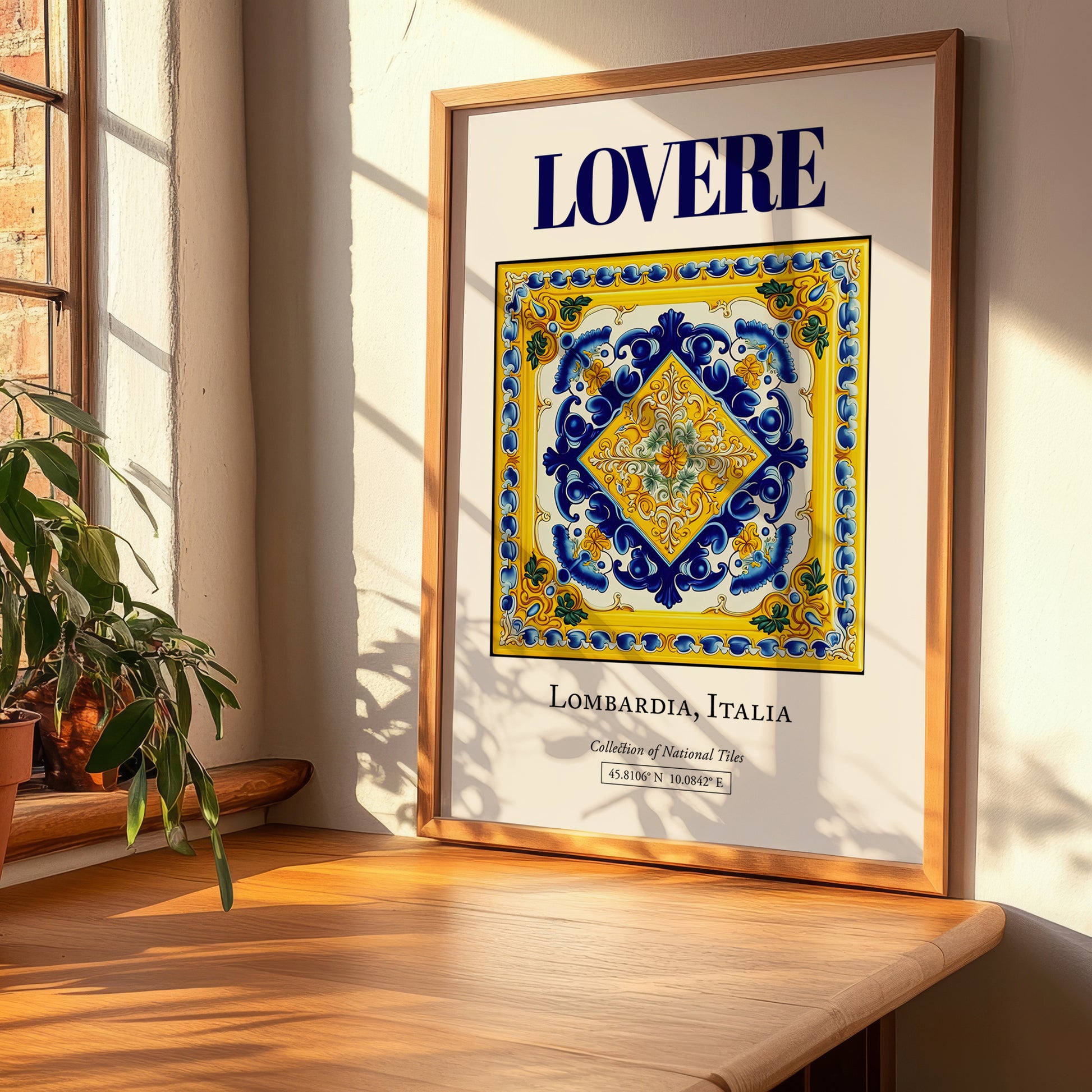 Lovere, Italy – Travel Poster, clean layout with no caption