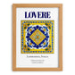 Lovere, Italy – Travel Poster, set in oak frame
