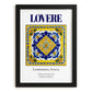 Lovere, Italy – Travel Poster, in sleek black frame