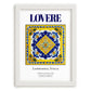 Lovere, Italy – Travel Poster, placed in minimal white frame