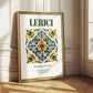 Lerici, Italy – Vintage Travel Poster, styled in a charming Paris street view