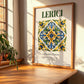 Lerici, Italy – Vintage Travel Poster, clean layout with no caption