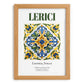 Lerici, Italy – Vintage Travel Poster, set in oak frame