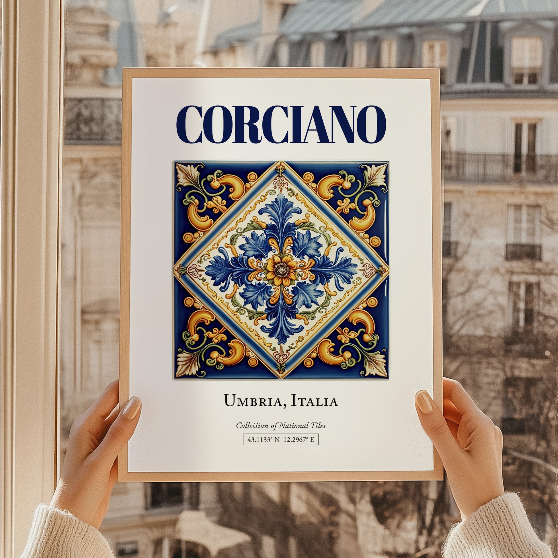 Corciano, Italy – Travel Poster
