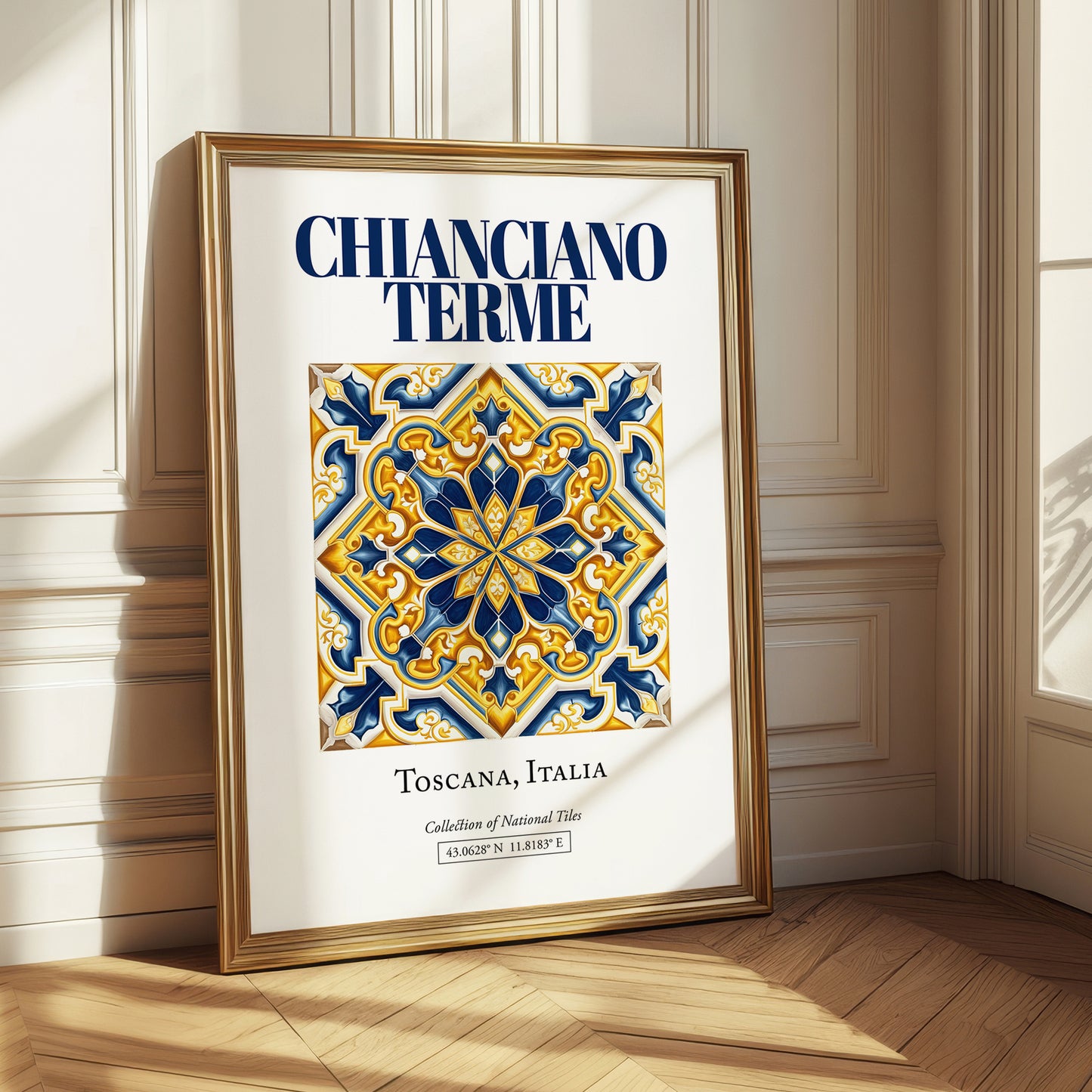 Chianciano Terme, Italy – Architectural Travel Art, styled in a charming Paris street view