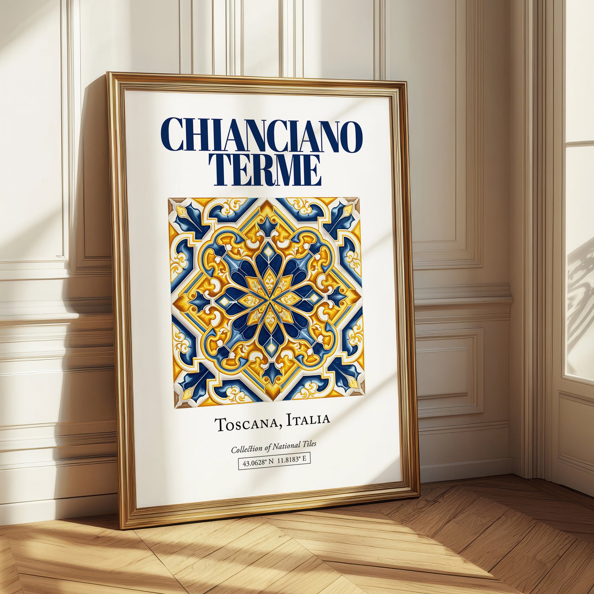 Chianciano Terme, Italy – Architectural Travel Art, styled in a charming Paris street view