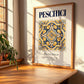 Peschici, Italy – Minimalist Travel Print, clean layout with no caption