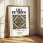 Cava de' Tirreni, Italy – Travel Poster, styled in a charming Paris street view