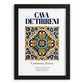 Cava de' Tirreni, Italy – Travel Poster, in sleek black frame