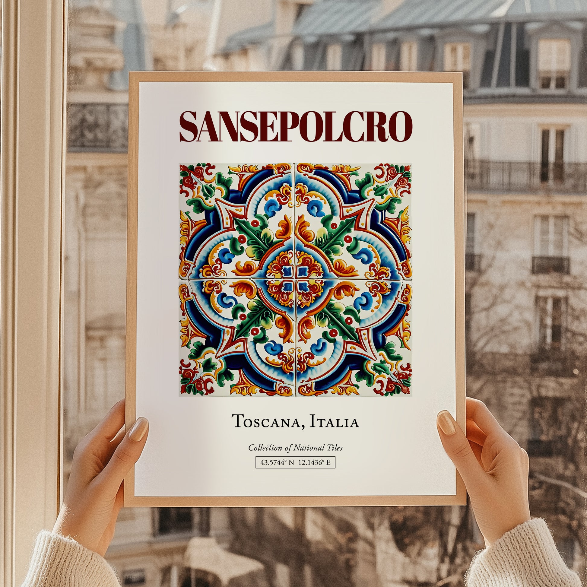 Sansepolcro, Italy – Minimalist Travel Print